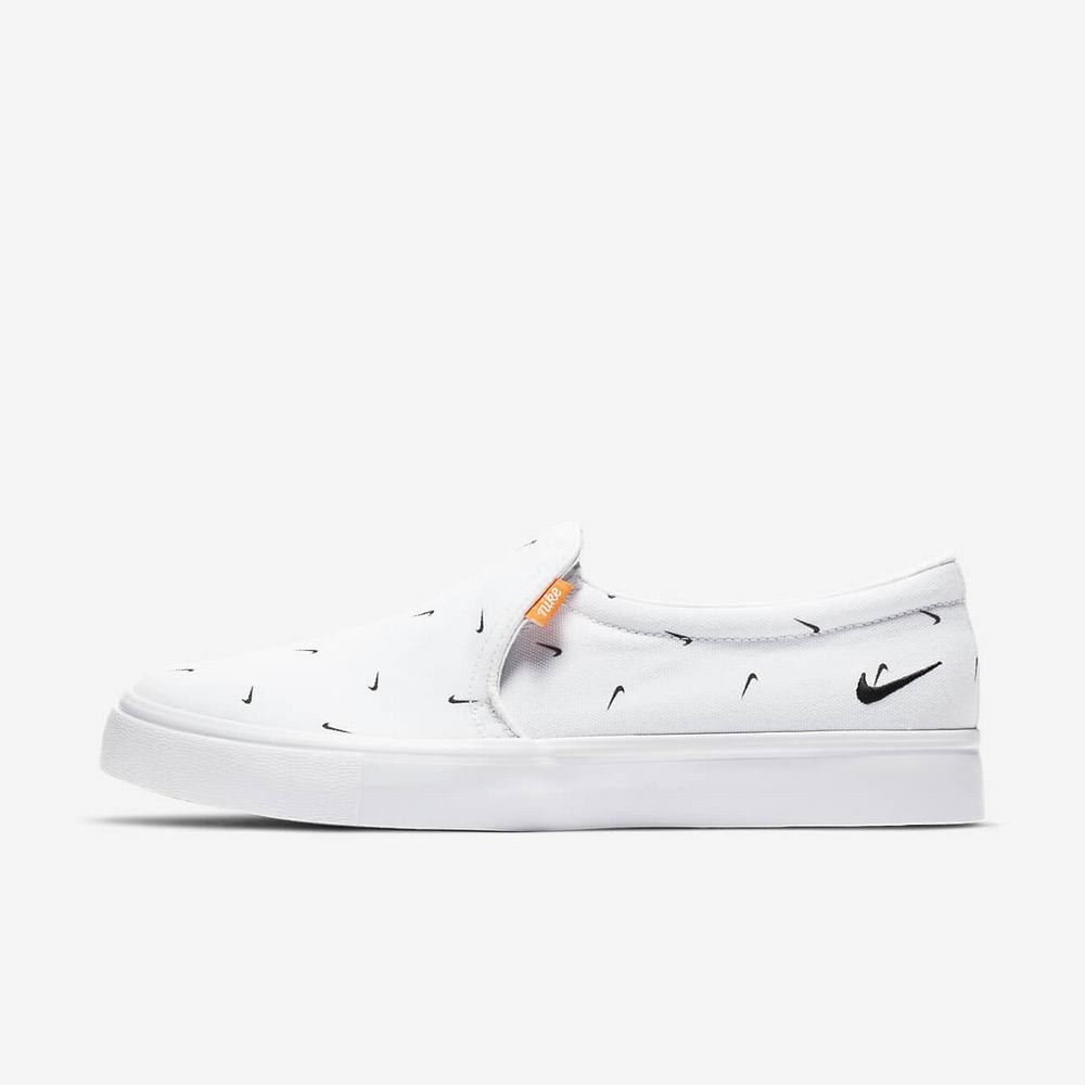 Basket Nike Court Royale Blanche 8729-643 White/Gum Light Brown/Total Orange/Black Femme | EWQ-61353523